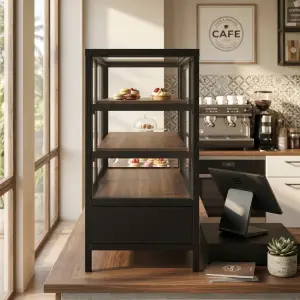Rak Display Pastry Besi Kaca 3 Susun [5]