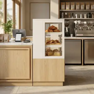 Rak Display Pastry Kayu Besi 3 Susun [3]
