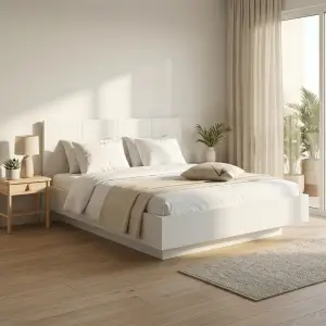 Ranjang Platform Minimalis Panel Headboard [4]
