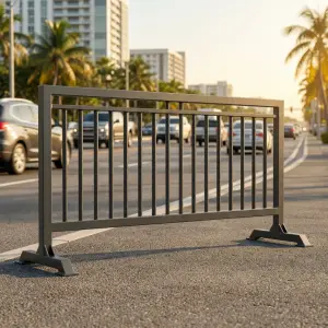 Road Barrier Besi Portable Pagar Pembatas Jalan [2]