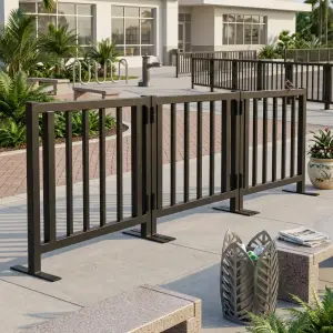 Road Barrier Besi Portable Sistem Panel [2]