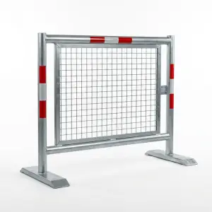 Road Barrier Pipa Galvanis Panel Kawat dengan Reflektor