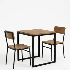 Set Meja & Kursi Cafe Industrial Kayu Besi