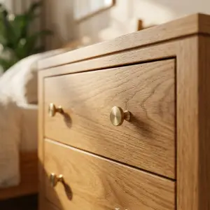 Side Table 2 Laci Kayu Oak Knob Kuningan [3]