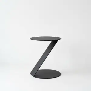 Side Table Besi Kaki Z Meja Samping Minimalis