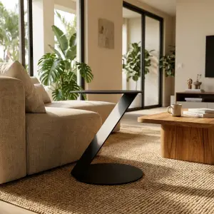 Side Table Besi Kaki Z Meja Samping Minimalis [5]