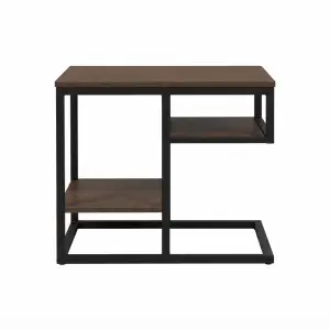 Side Table Industrial Rangka Besi Rak Susun