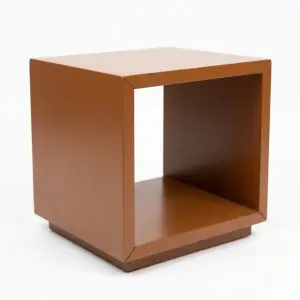 Side Table Kayu Kotak Open Shelf