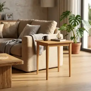 Side Table Kayu Oak Minimalis [2]