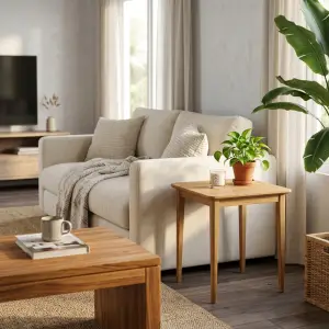 Side Table Kayu Oak Minimalis [5]