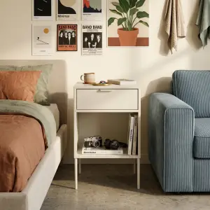 Side Table Minimalis 1 Laci dengan Rak Terbuka [3]