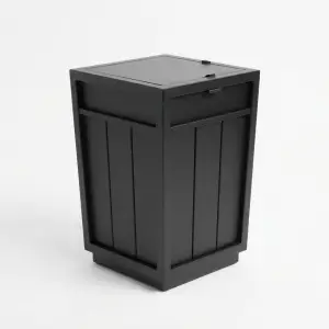 Tempat Sampah Outdoor Besi Panel Tutup Atas [5]