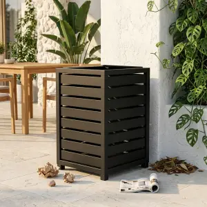 Tempat Sampah Outdoor Slat Besi Finishing Powder Coat [4]