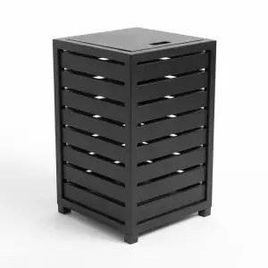 Tempat Sampah Outdoor Slat Besi Finishing Powder Coat [5]