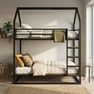 Tempat Tidur Tingkat Rangka Besi Atap Rumah [2]