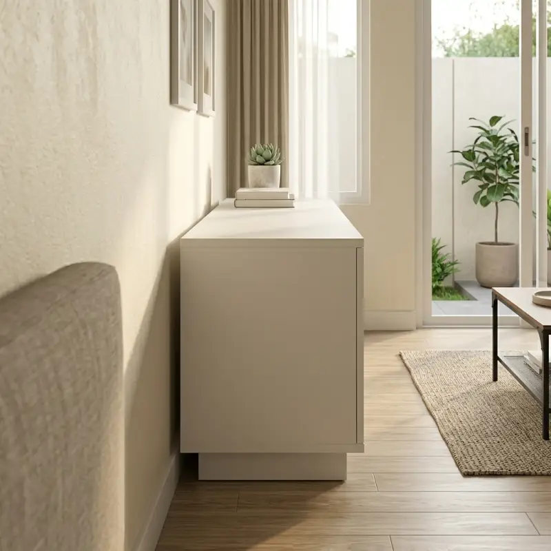 TV Cabinet 4 Pintu Minimalis Plinth Base [3]