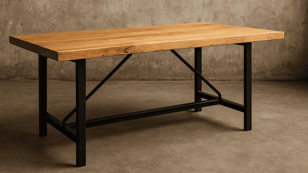 Artikel - Tips Menggabungkan Rangka Logam dan Material Kayu dalam Desain Furnitur Industrial