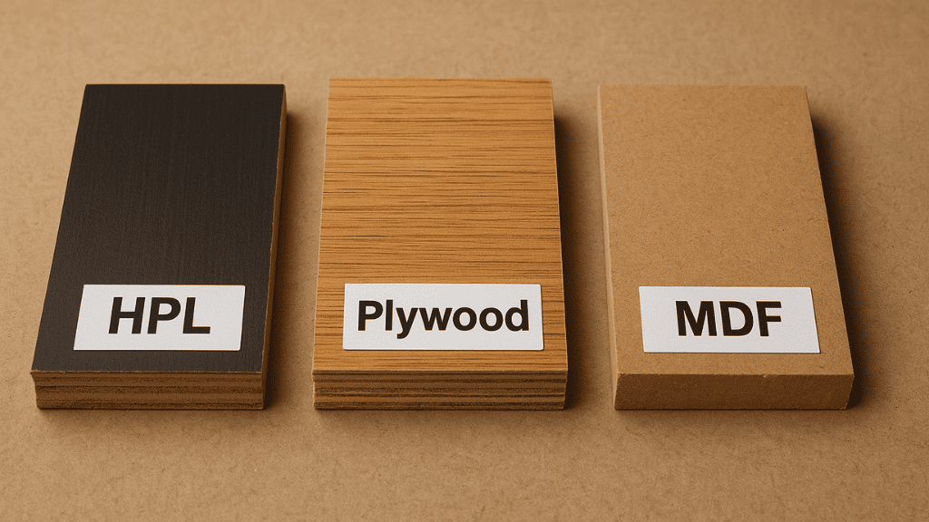 Artikel - Mengenal Perbedaan HPL, Plywood, dan MDF untuk Furnitur Interior